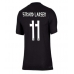 Maillot de foot Norvège Jorgen Strand Larsen #11 Extérieur vêtements Femmes Monde 2026 Manches Courtes